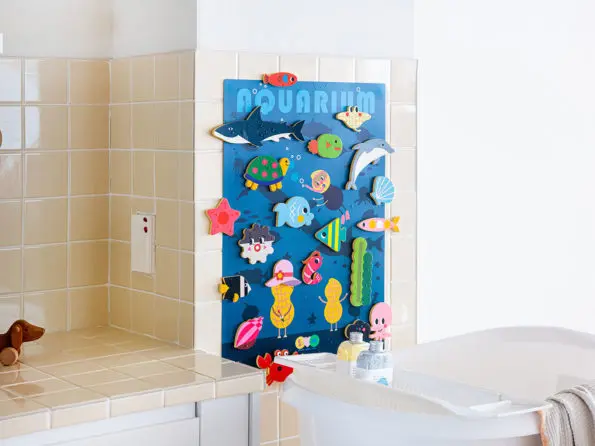 Creative Play Bath Stickers & Poster Set - Aquarium - Moon Picnic UK